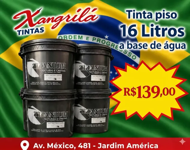Tinta piso 16lts a base de água 