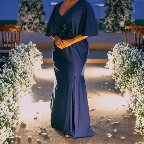 Vestido Azul Marinho