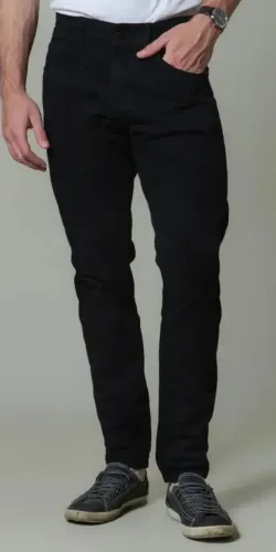 Calça Jeans Skin Masculino Bivik com Elastano Preta - Tamanho 42 - NOVA