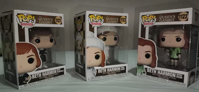 Coleção Funko Pop! Beth Harmon - O Gambito da Rainha - Originais com Caixa