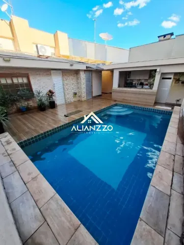 Sobrado Residencial Bairro Jardim São Luiz em Ribeirão Preto/SP. Alianzzo Imóveis.