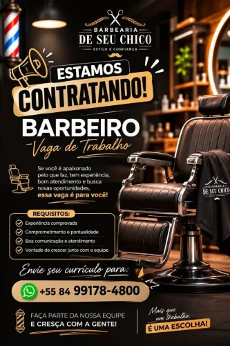 Oportunidade de emprego.