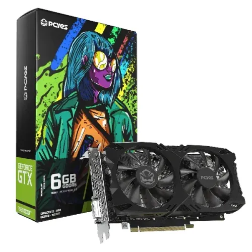 Placa De Vídeo Gtx 1660 Super Gddr6 6Gb 192 Bits Full Size Dual Fan Pvx1660S62F