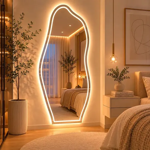 Espelho orgânico com LED