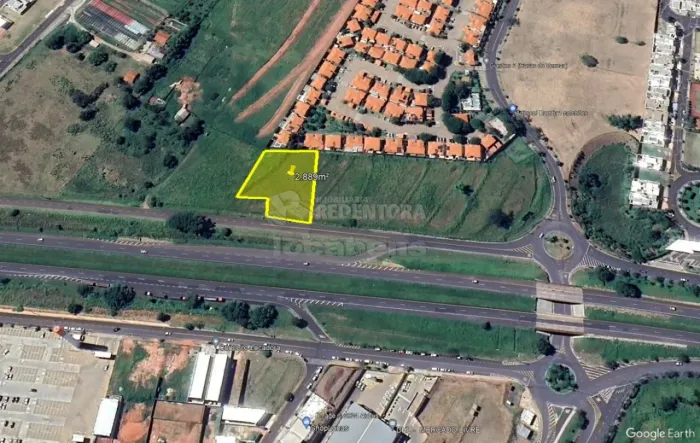 Terreno a venda na Zona Leste de São José do Rio Preto - 2.889,02m²