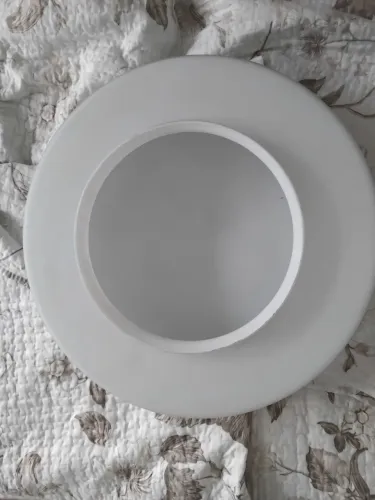 Luminária plafon de vidro diâmetro 45cm