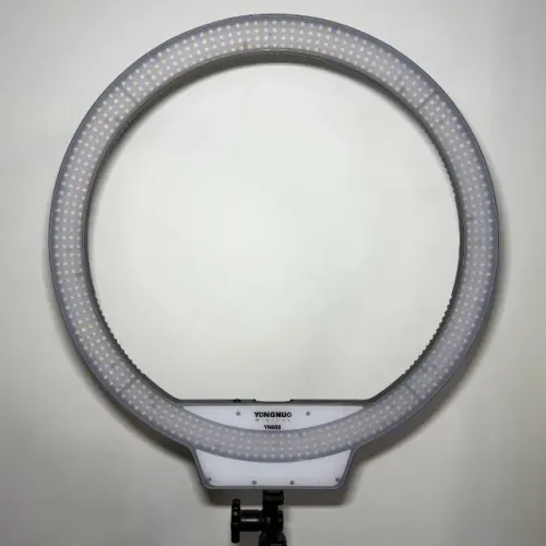 NOVO - Iluminador Ringlight Yongnuo YN608 Led Tripe 2m Bateria Camera Foto Video Filmagem