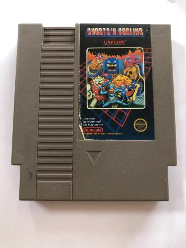CARTUCHO GHOST?N GOBLINS CAPCOM ORIGINAL NINTENDO