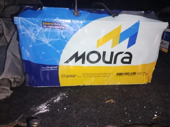 BATERIA MOURA 95AH PARA VANS E UTILITÁRIOS NOVA NO PLÁSTICO