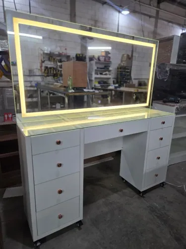 Penteadeira MDF Branca - 150cm