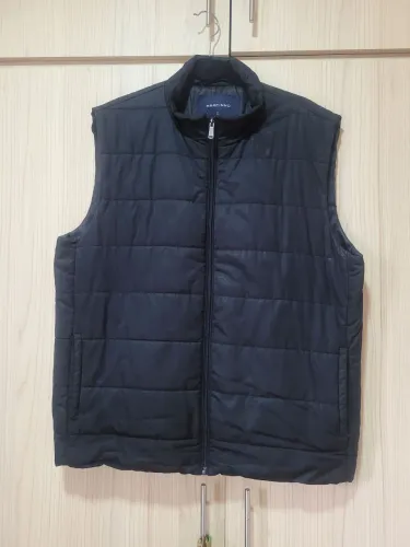 Colete puffer masculino Marfinno preto