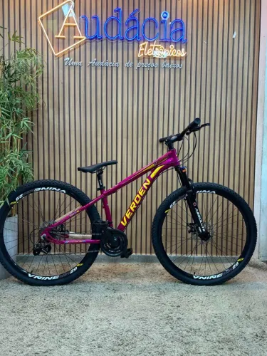 BICICLETA VERDEN TWO ARO 29 ROSA VERNIZ