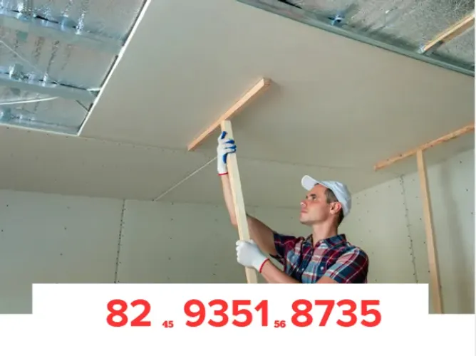 Reforma Forro de Gesso Forro drywall e parede e divisoria