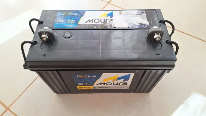 Bateria Estacionária Nobreak Moura 105ah - GARANTIA ATÉ 12/2027