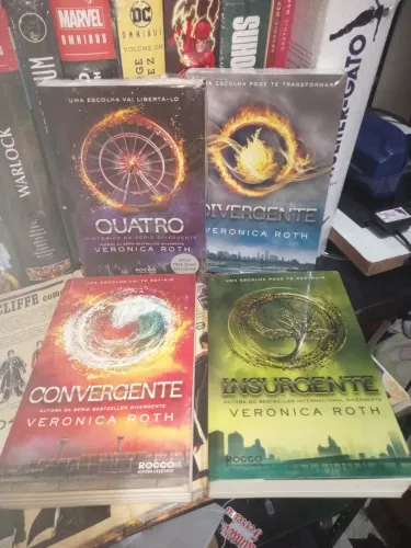 Kit divergente, quatro, insurgente e Convergente 