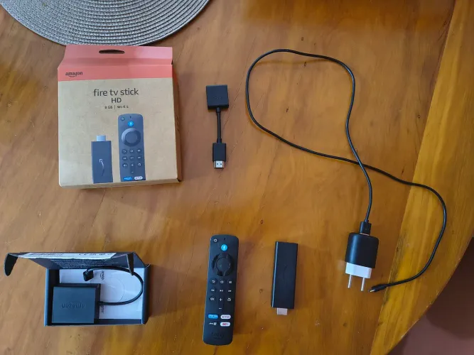 Amazon Firestick + Adaptador internet 