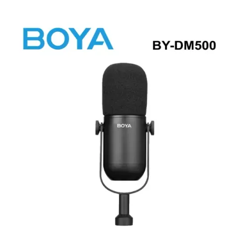 Microfone Dinâmico Profissional BOYA DM500