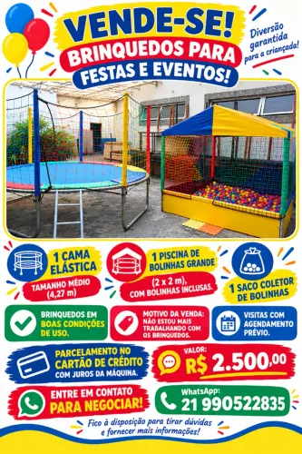 Pula pula e Piscina de bolinhas para festas e eventos.