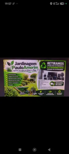 Jardinagem/Retirada de eletrodomésticos e etc