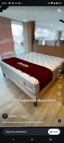 Colchão Pikolin Cure tamanho king molas adapta ao peso do seu corpo e suporta 250kg pessoa
