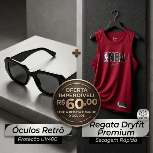 Camisa regata Premium + brinde