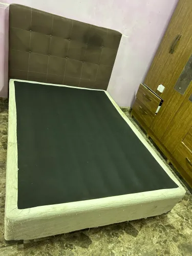 Cama box casal padrão com cabeceira entrego