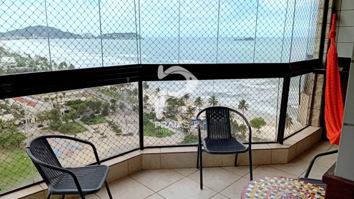 Apartamento com vista para o mar, 3 dormitórios, Enseada, Guarujá