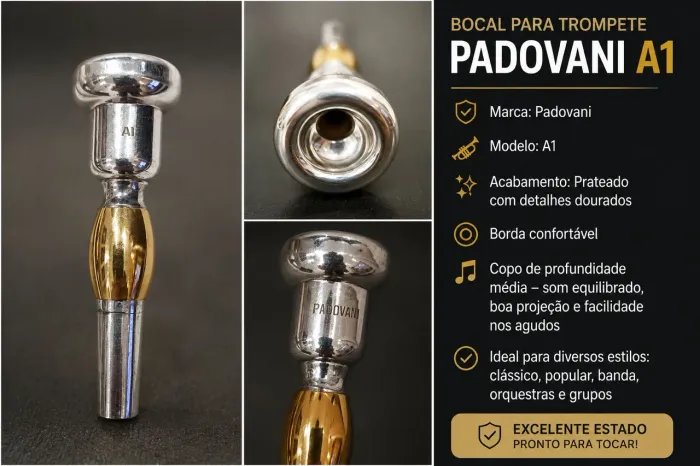 Bocal trompete Padovani A1