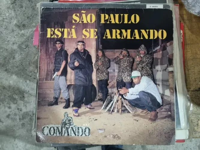 LP Vinil do Comando DMC - São Paulo está se armando (Música Pulem)