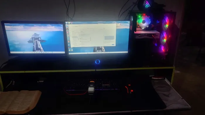 PC gamer completo Ryzen 7 5700G + 32gb + RX580