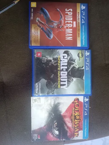 God of war-90/Spiderman-150/call of dutty-100