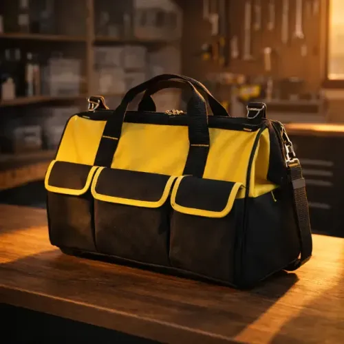 bolsa reforçada em lona oxford para vendedor (a) e viagem