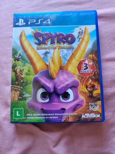 Jogo PS4 SPYRO REIGNITED TEILOGY - 3 JOGOS
