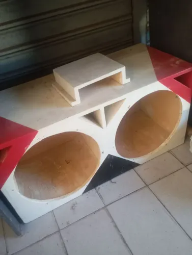 Caixa para dois grave 15"