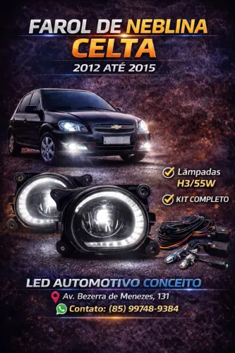 Farol de Neblina Celta 2012 até 2015