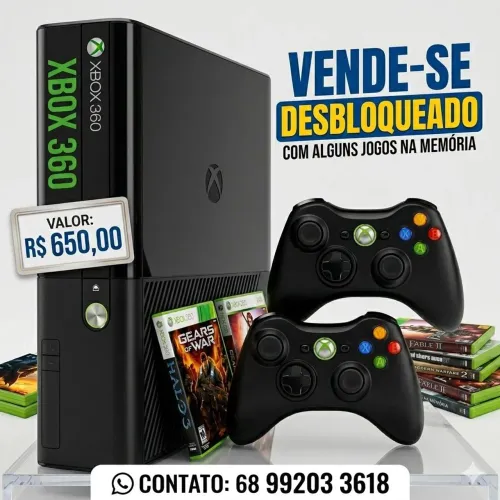 Xbox 360 desbloqueado em tarauacá