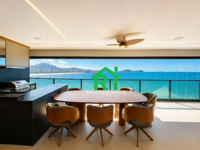 Apartamento frente mar com 3 quartos (3 suítes), 2 vagas e lazer à venda em Jardim Astúria