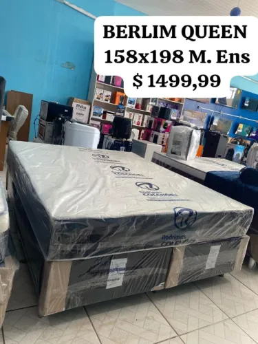 Cama Queen 158x198 Molas ensacadas - super oferta.