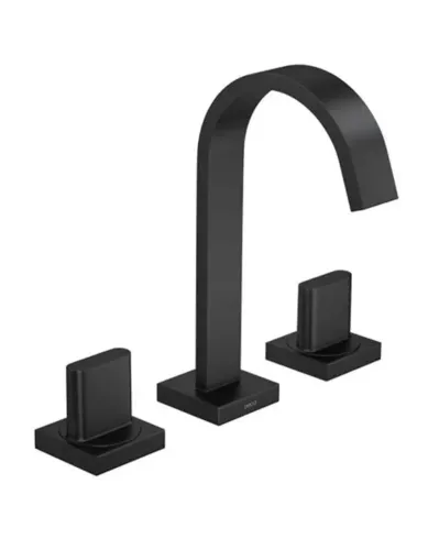 Misturador Mesa Bica Alta Para Lavatorio Deca Polo Black Matte 1877.BL33.MT DECA