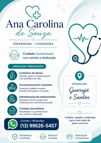 Enfermeira e cuidadora 