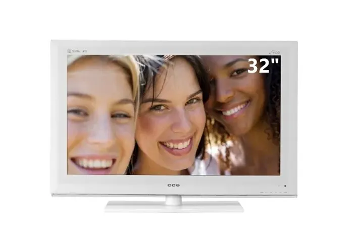 ? TV 32 Polegadas CCE Stile Branca - Perfeita para Quarto ou Cozinha (Semi-nova)