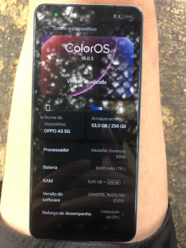 smartphone celular OPPO A5 5G