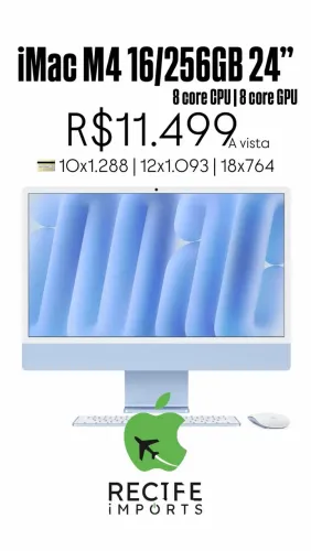 iMac m4 24? lacrado 1 ano de garantia 