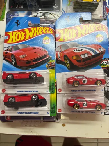 Miniaturas hot wheels lote Ferrari
