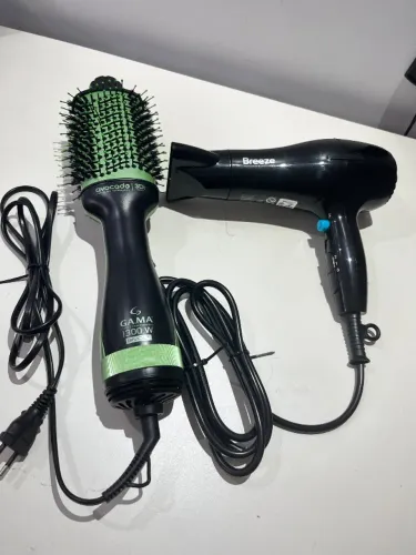 Kit escova modeladora Gama Avocado + secador gama breeze
