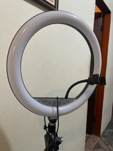 Ring Light Iluminador Anel Luz 36cm 14 Polegadas C/tripé 2,1