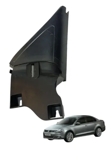 Acabamento Retrovisor Interno Direito Volkswagen Jetta 2012 Preto