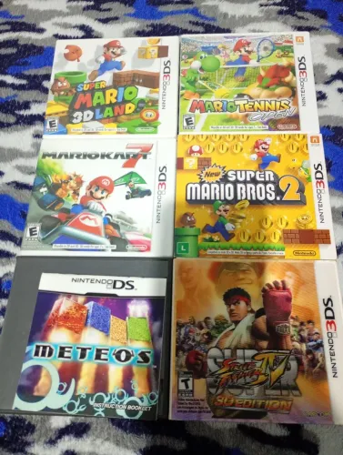 Lote de jogos originais Nintendo 3ds