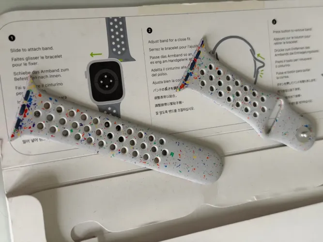 Pulseira original Apple modelo Nike para Apple Watch de 42/44/45/46/49mm