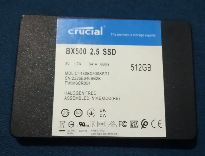 SSD CRUCIAL 512gb